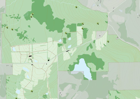 Grouse Ridge Kennels Land Map